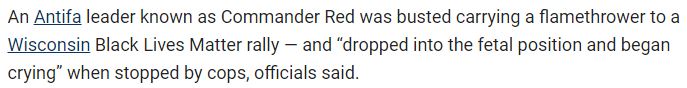 Mathew Banta, "Antifa Leader" and all 'round "Tough Guy Extraordinaire". Real piece of tough-guy work.